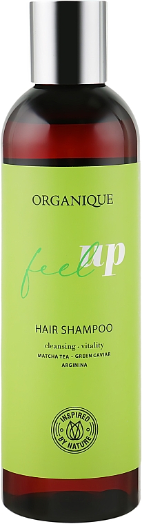 Oczyszczający szampon do włosów - Organique Feel Up Hair Shampoo — Zdjęcie N1