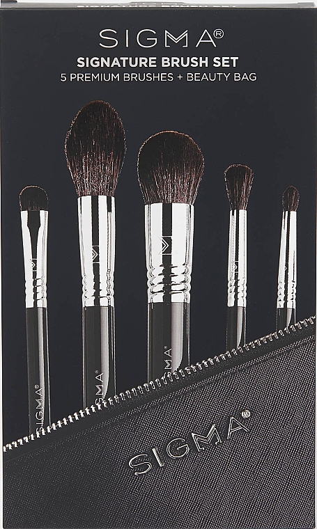 Zestaw pędzli do makijażu, 5 szt. - Sigma Beauty Signature Brush Set — Zdjęcie N1