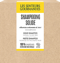 Kup Szampon w kostce do włosów suchych - Les Senteurs Gourmandes Solid Shampoo Normal To Dry Hair