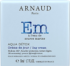 Krem do twarzy na dzień do cery normalnej i mieszanej - Arnaud Aqua Detox Day Cream — Zdjęcie N2