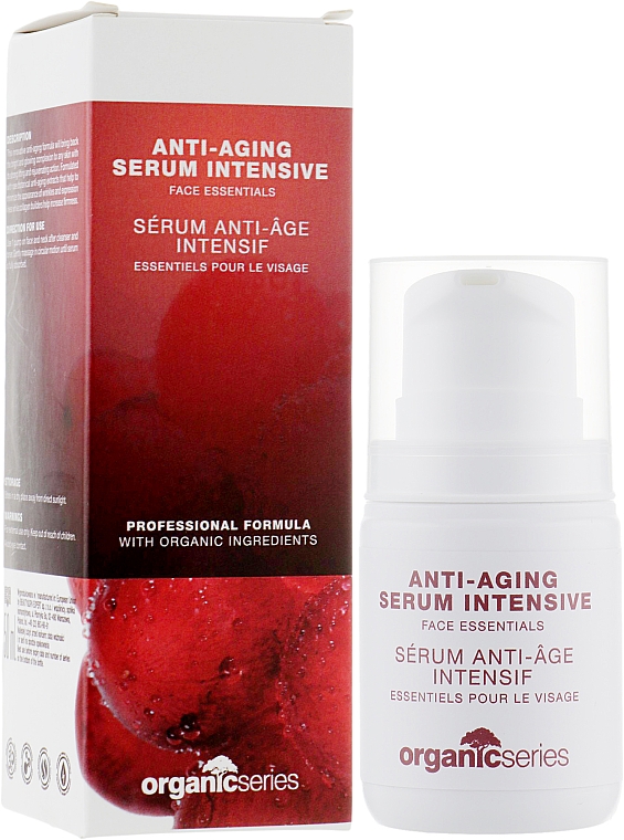 Intensywne serum przeciwstarzeniowe - Organic Series Anti-Aging Serum Intensive — Zdjęcie N2