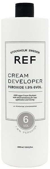 Krem utleniający - REF Cream Developer Peroxide 1,9% 6Vol — Zdjęcie N1