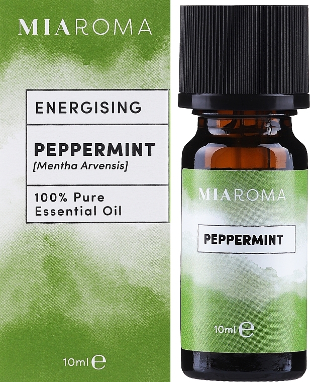 Odświeżający olejek z mięty pieprzowej - Holland & Barrett Miaroma Peppermint Pure Essential Oil — Zdjęcie N2