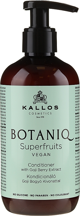 Wzmacniająca odżywka do włosów z superowocami - Kallos Cosmetics Botaniq Superfruits Conditioner — Zdjęcie N3
