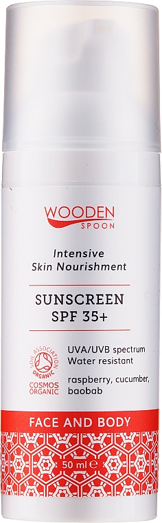 Przeciwsłoneczny krem odżywczy do twarzy i ciała SPF 35+ - Wooden Spoon Sunscreen — Zdjęcie N1