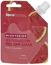 Kup Rozjaśniająca maseczka do twarzy Arbuz - Face Facts Brightening Watermelon Peel-Off Face Mask 