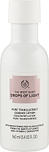 Esencja rozświetlająca - The Body Shop Drops of Light Pure Translucency Essence Lotion — Zdjęcie N1