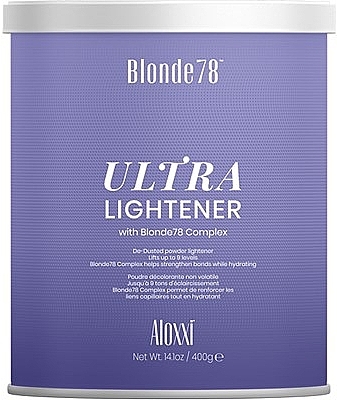 Rozjaśniacz do włosów Ultra Lightener - Aloxxi Blonde78 — Zdjęcie N1