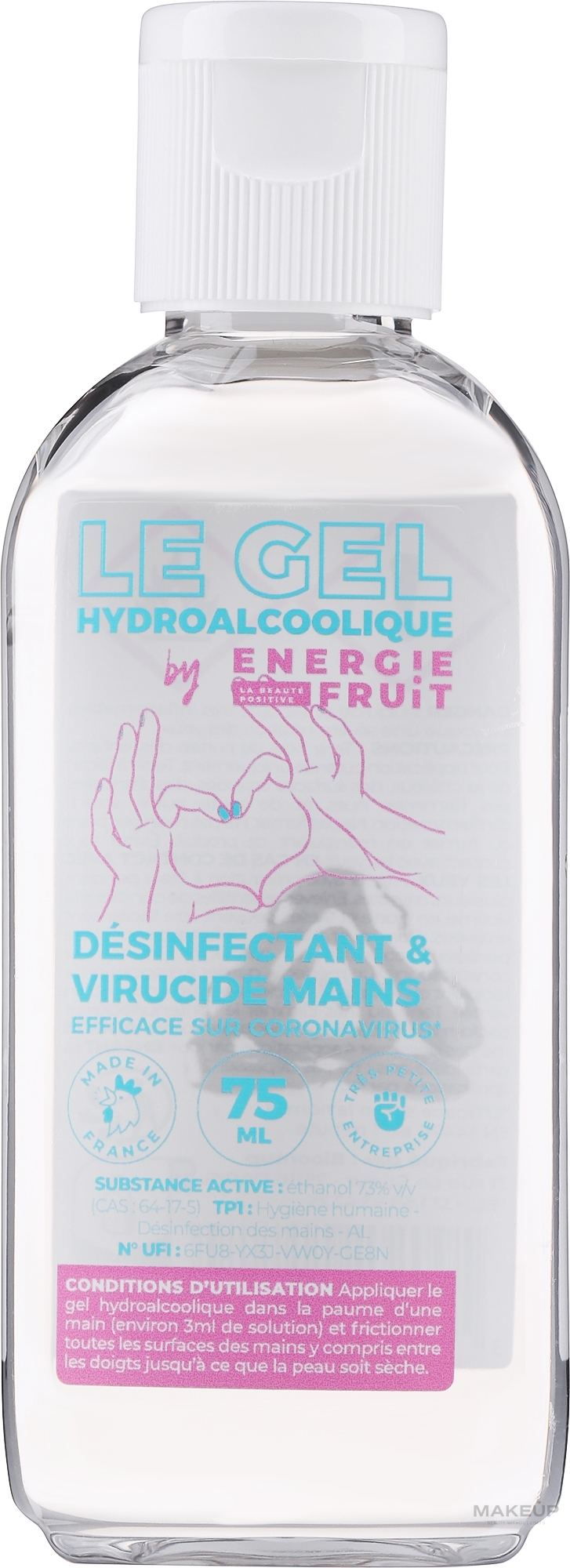 WYPRZEDAŻ Żel do dezynfekcji rąk - Energie Fruit Hydroalcoholic Gel * — Zdjęcie 75 ml