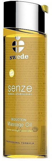 Olejek do masażu Goździk, pomarańcza i lawenda - Swede Senze Seduction Massage Oil Clove Orange Lavender — Zdjęcie N1