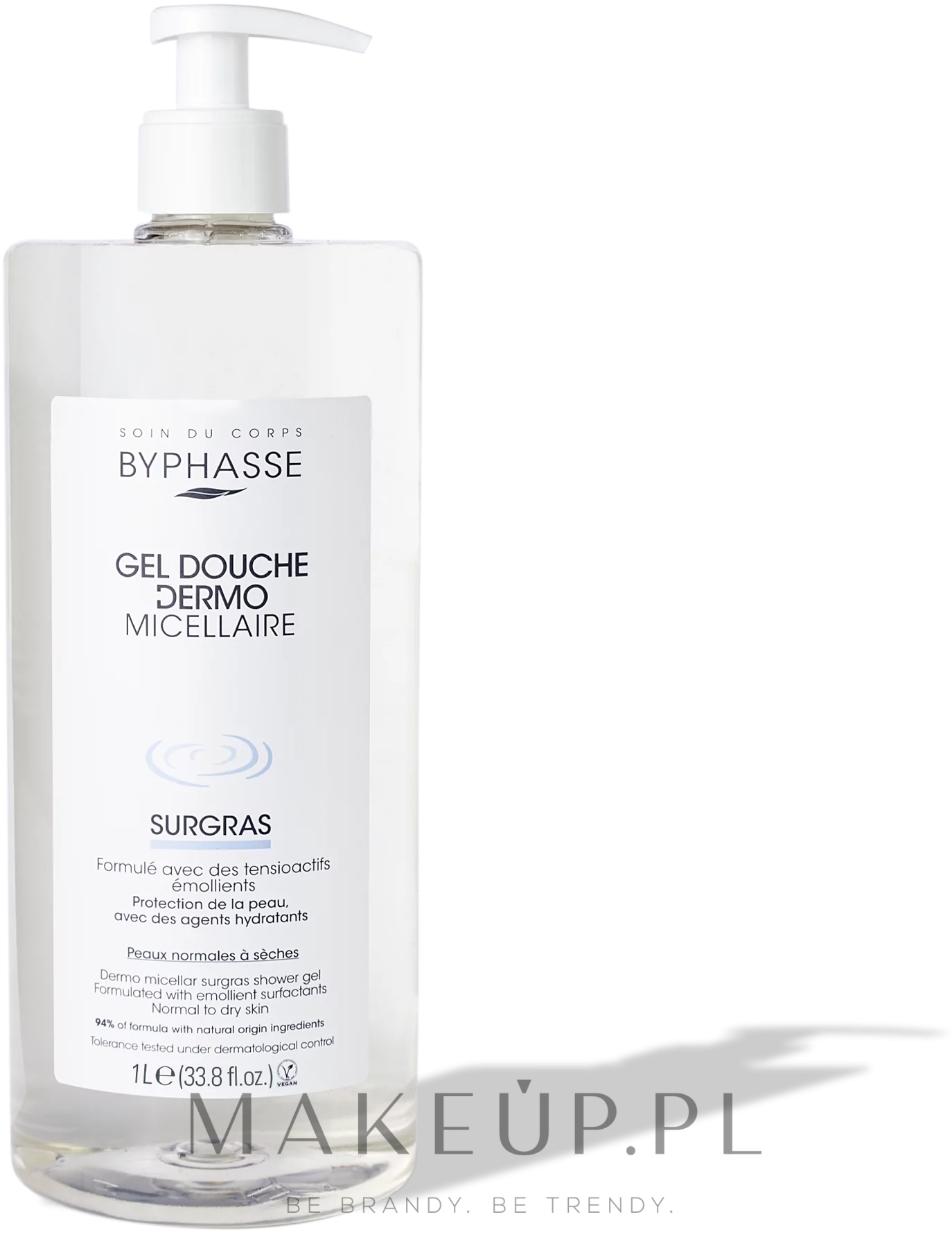 Żel pod prysznic do skóry normalnej i suchej - Byphasse Surgras Comfort Dermo Shower Gel Normal To Dry Skin — Zdjęcie 1000 ml