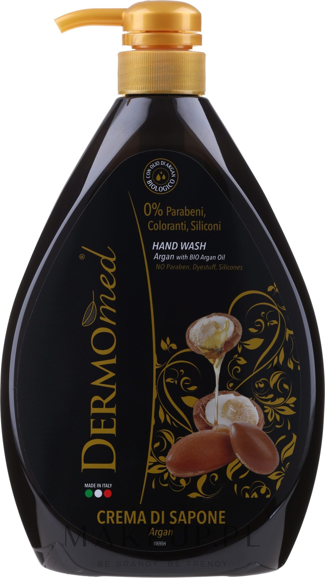 Kremowe mydło z olejem arganowym - Dermomed Cream Soap Argan Oil — Zdjęcie 1000 ml