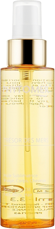 Upiększający olejek do twarzy, ciała i włosów - Phytomer Trésor des Mers Beautifying Oil Face, Body, Hair — Zdjęcie N1