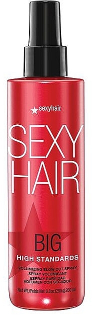 Spray zwiększający objętość włosów - SexyHair BigSexyHair High Standards Volumizing Blow Out Spray — Zdjęcie N1