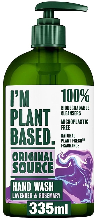 Mydło w płynie do rąk - Original Source I'm Plant Based Hand Wash Lavender And Rosemary — Zdjęcie N1