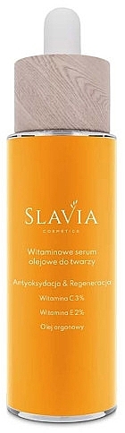 Serum witaminowo-olejowe do twarzy - Slavia Cosmetics — Zdjęcie N1