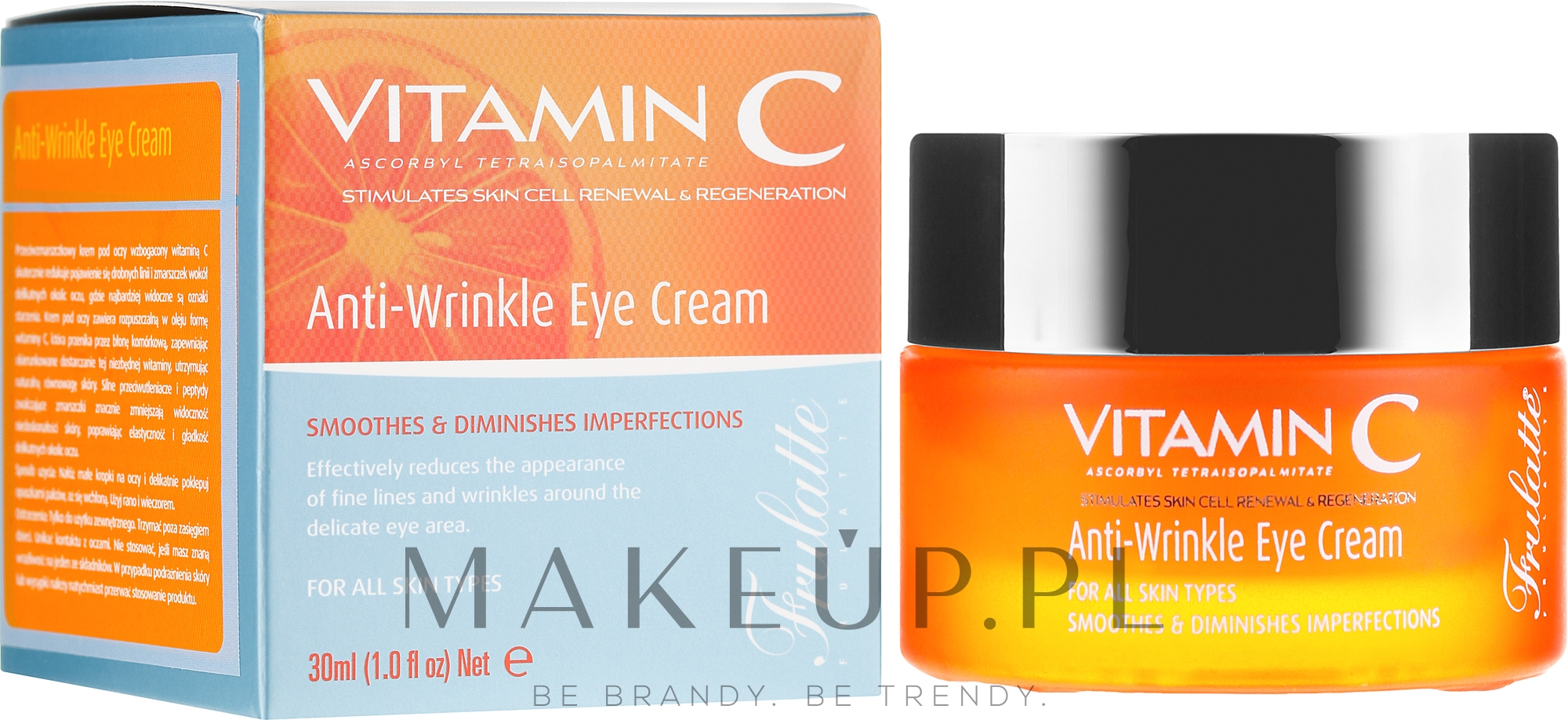 Przeciwzmarszczkowy krem na powieki - Frulatte Vitamin C Anti-Wrinkle Eye Cream — Zdjęcie 30 ml