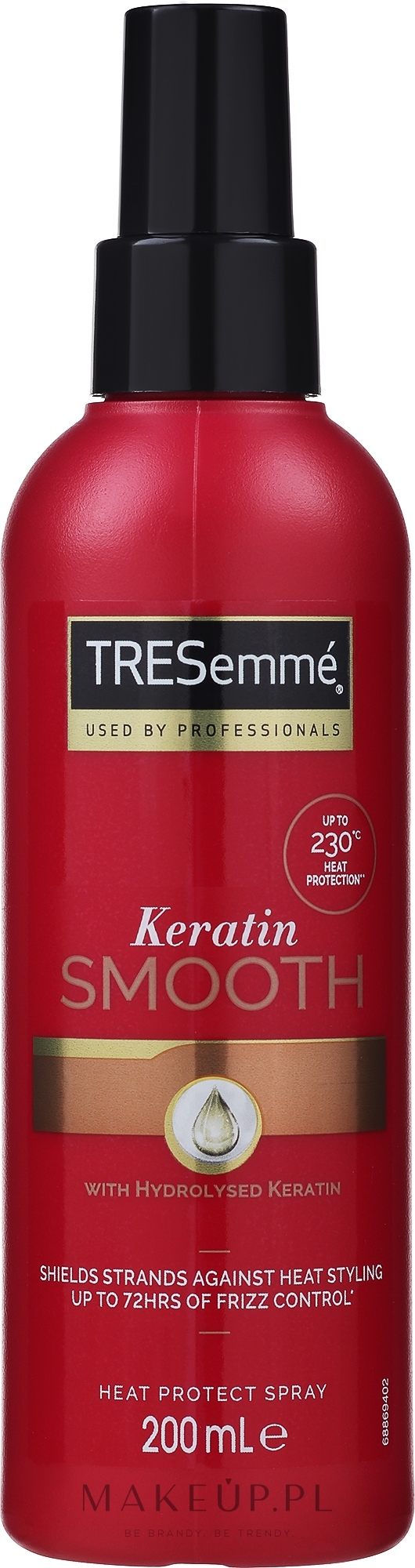Termoochronny spray zapewniający połysk - Tresemmé Keratin Smooth Heat Protection Shine Spray — Zdjęcie 200 ml