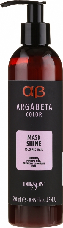 Nabłyszczająca maska do włosów farbowanych - Dikson Argabeta Color Mask Shine