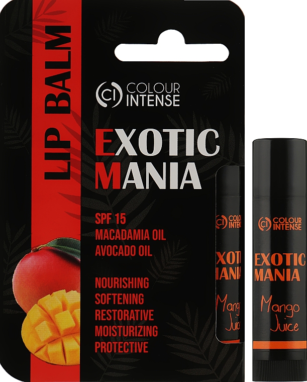 Balsam do ust Mango - Colour Intense Exotic Mania Lip Balm — Zdjęcie N3