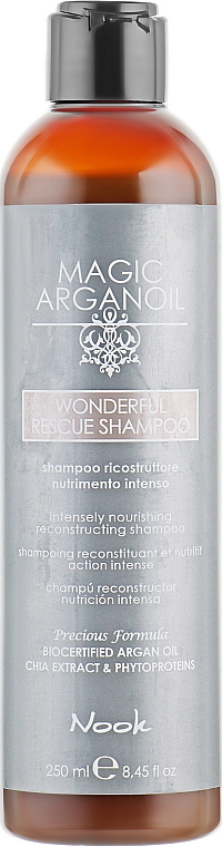 Odbudowujący szampon do włosów - Nook Magic Arganoil Wonderful Rescue Shampoo