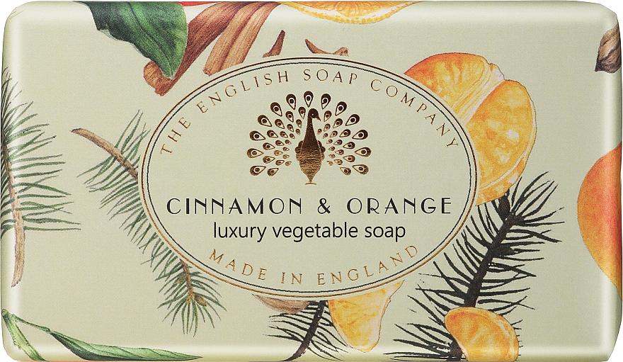 Mydło Cynamon i pomarańcza - The English Soap Company Vintage Collection Cinnamon & Orange Soap — Zdjęcie N1