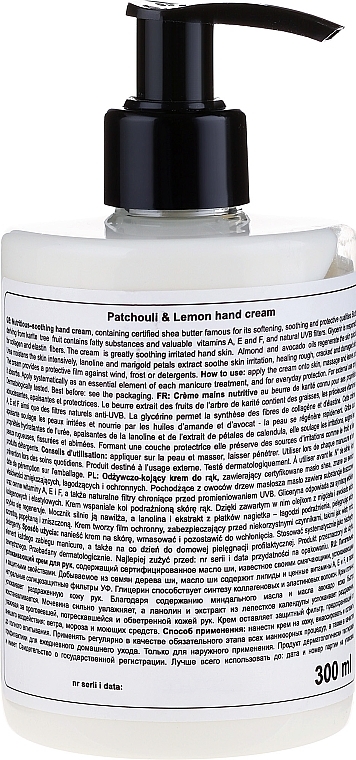 PRZECENA! Krem do rąk Paczula i cytryna - Melli Care Hand & Foot Ritual Patchouli & Lemon Hand Cream * — Zdjęcie N6