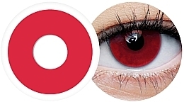Jednodniowe kolorowe soczewki kontaktowe Red Vampire, 2 sztuki - Clearlab ClearColor 1-Day Phantom — Zdjęcie N2