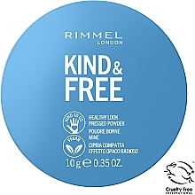 Puder do twarzy - Rimmel Kind and Free Pressed Powder — Zdjęcie N2