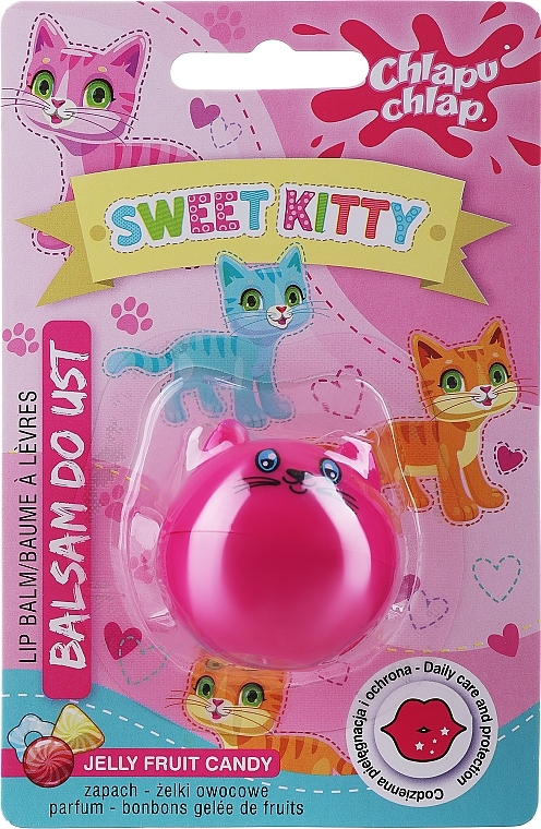 Balsam do ust - Chlapu Chlap Sweet Kitty Lip Balm Jelly Fruit Candy — Zdjęcie N1