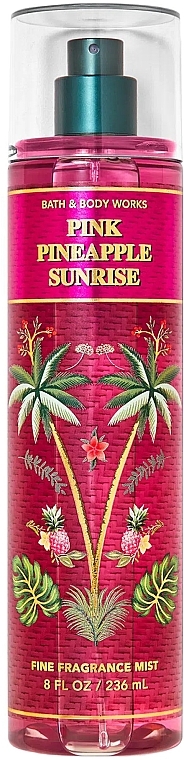 Perfumowany spray do ciała Różowy ananas o świcie - Bath & Body Works Pink Pineapple Sunrise Fine Fragrance Mist — Zdjęcie N1