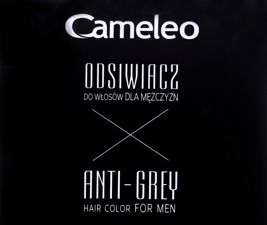Odsiwiacz do włosów czarnych i ciemnobrązowych dla mężczyzn - Delia Cameleo Men — Zdjęcie N4