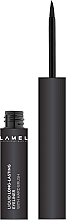 Eyeliner w płynie - LAMEL Make Up Liquid Long-Lasting Eyeliner With Hard Brush — Zdjęcie N2