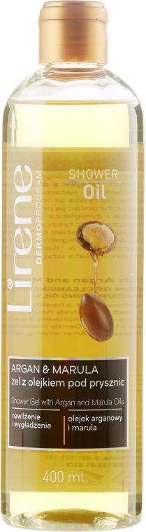 Żel z olejkiem pod prysznic - Lirene Shower Oil Argan & Marula — Zdjęcie N1