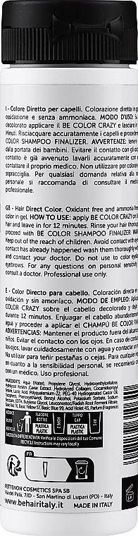 Farba o bezpośrednim działaniu - Be Hair Be Color Crazy 12 Min Fluo Color Gel — Zdjęcie N2