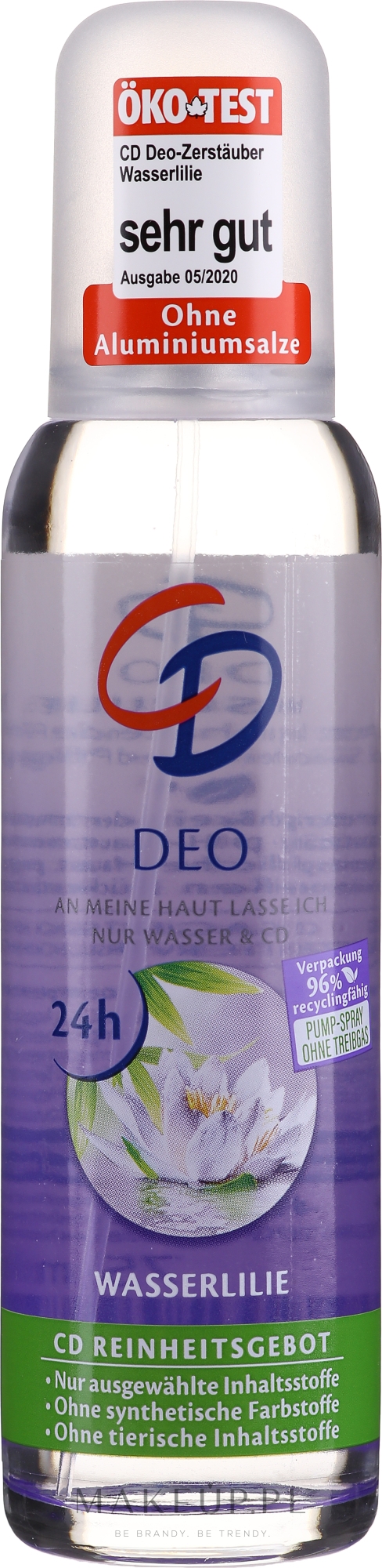 Dezodorant w sprayu Lilia wodna - CD Deo Waterlily Spray — Zdjęcie 75 ml