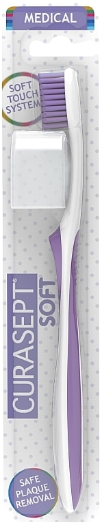 Szczoteczka do zębów Soft Medical miękka, liliowa - Curaprox Curasept Toothbrush Lavender — Zdjęcie N2