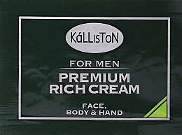 Uniwersalny krem dla mężczyzn - Kalliston Men Premium Rich Cream (próbka) — Zdjęcie N1