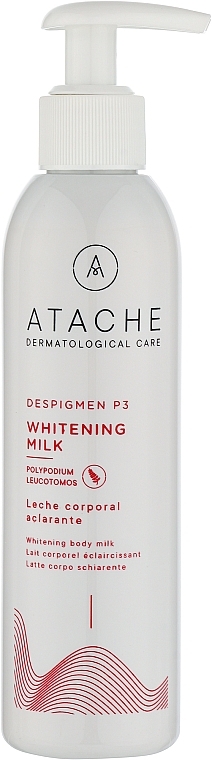 Mleczko wybielające do rąk, dekoltu i ramion - Atache Despigmen P3 Whitening Milk — Zdjęcie N1