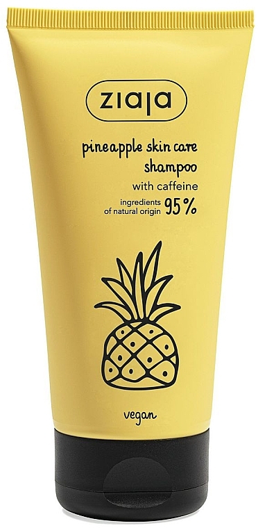 Szampon do włosów z kofeiną - Ziaja Pineapple Skin Care Shampoo — Zdjęcie N1