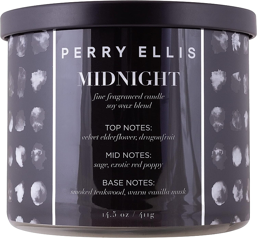 Świeca zapachowa - Perry Ellis Midnight Fine Fragrance Candle — Zdjęcie N1