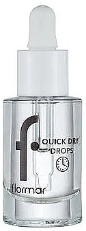 Preparat przyspieszający schnięcie lakieru - Flormar Quick Dry Drops  — Zdjęcie N1