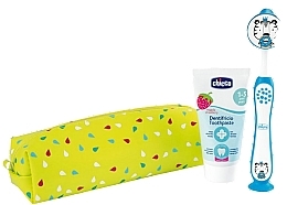 Kup Zestaw do pielęgnacji jamy ustnej dla dzieci 3+ - Chicco (toothpaste/50ml + toothbrush/1pc + acc/1pc)