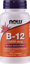 Kup Witamina B-12 i kwas foliowy na prawidłowe funkcjonowanie układu nerwowego, pokarmowego i krwiotwórczego - Now Foods