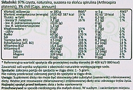 Suplement diety Spirulina + chrupiące chili - Moma Aurospirul Spirulina Chili Crunchy — Zdjęcie N2