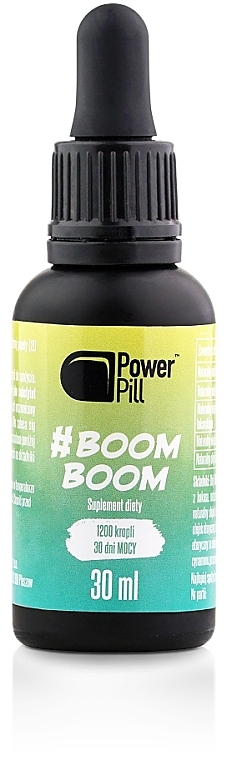 Suplement diety szybko dodający energii - Power Pill Suplement Diety #BoomBoom — Zdjęcie N1