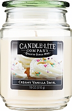 Kup Świeca zapachowa w słoiku - Candle-Lite Company Creamy Vanilla Swirl Candle