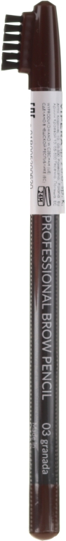 Wodoodporna kredka ze szczoteczką do brwi - Vipera Professional Brow Pencil  — Zdjęcie N4