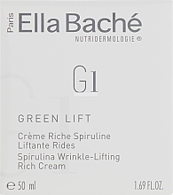 Kup Przeciwstarzeniowy krem ​​​​odżywczy ze spiruliną - Ella Bache Spirulina Wrinkle-Lifting Rich Cream