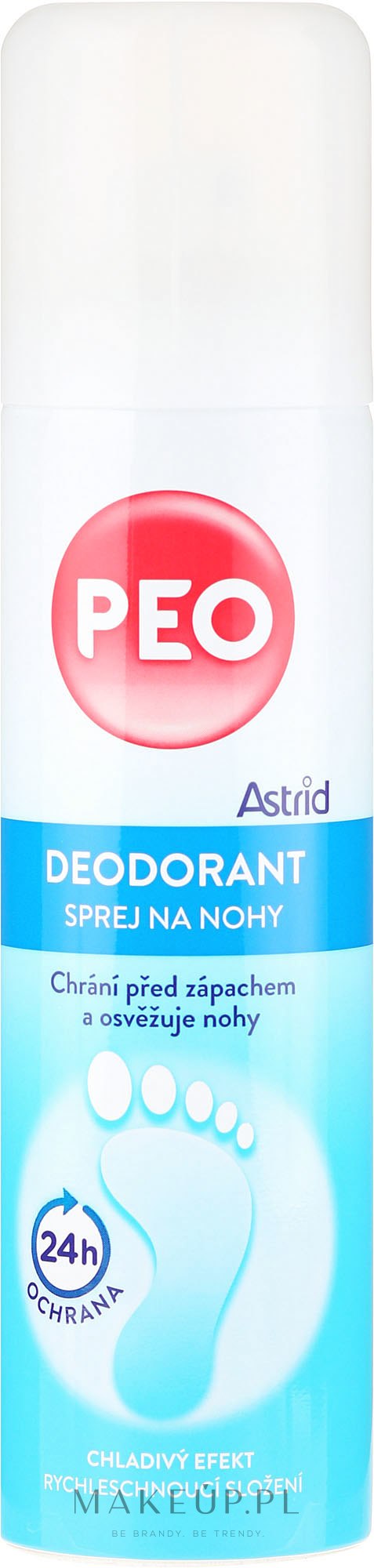 Dezodorant w sprayu do stóp - Astrid Foot Deodorant Spray PEO — Zdjęcie 150 ml